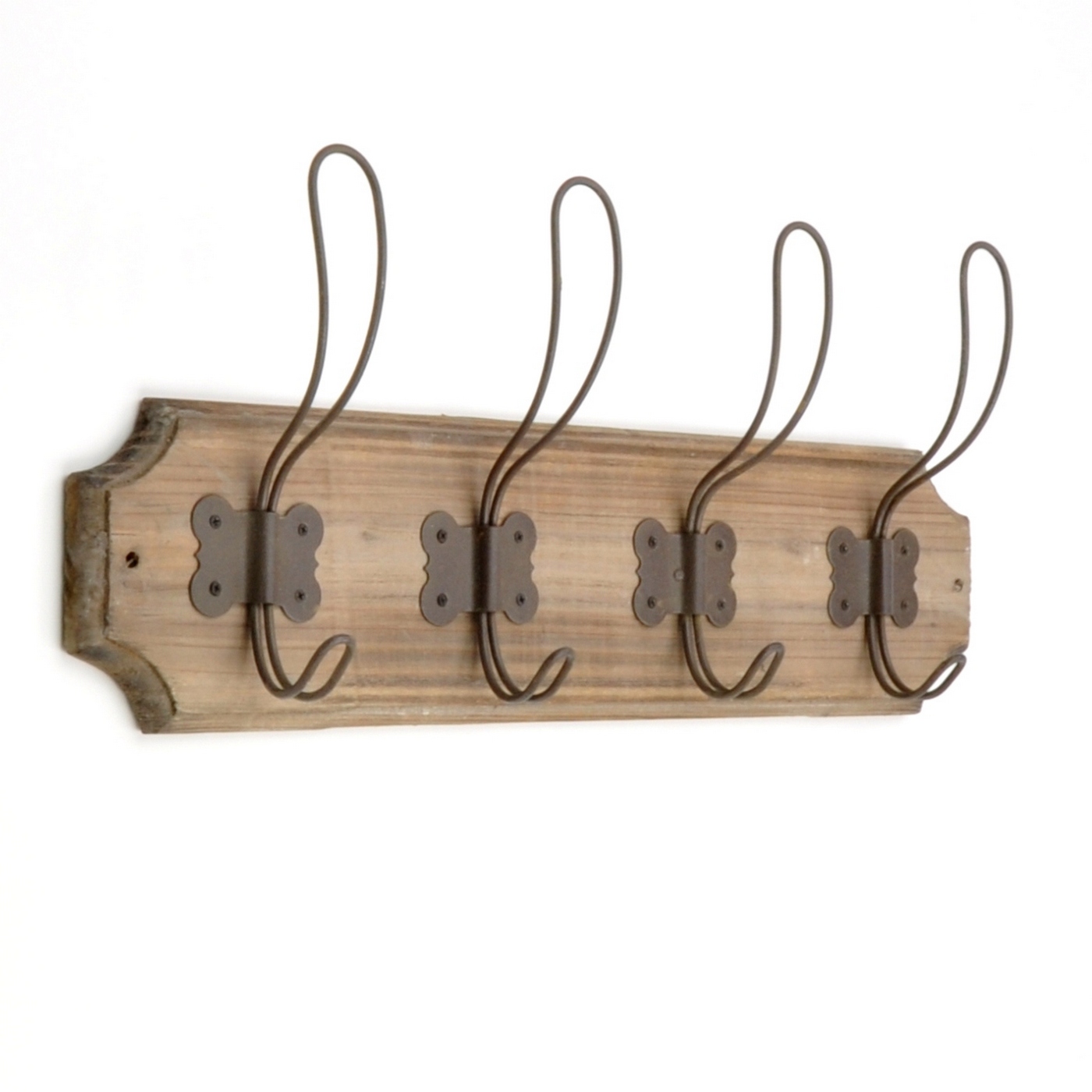 French Farm Wooden Coat Rack Wire Hook Coat Rack abodent