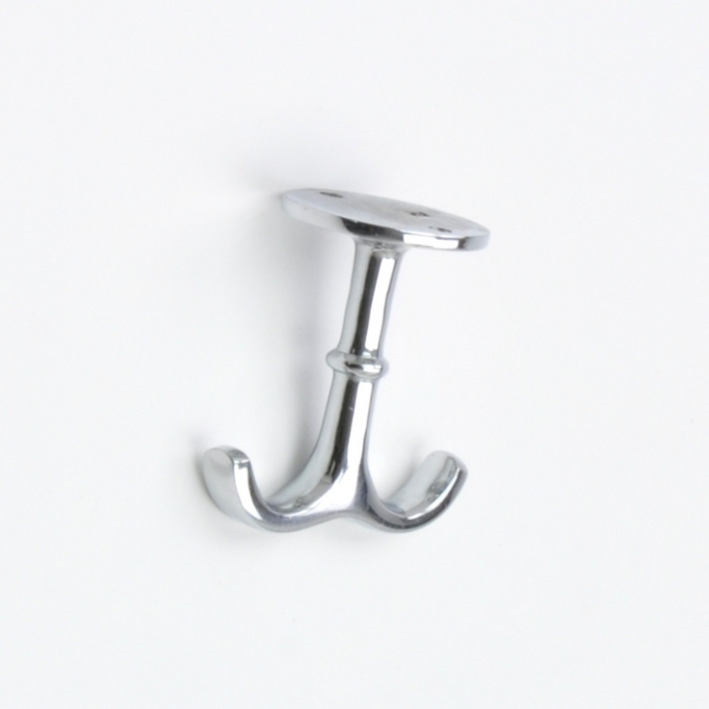 2 X Silver Chrome Under Bar Or Shelf Hook Solid Br Underneath Bar Or Shelf Hook Solid Br