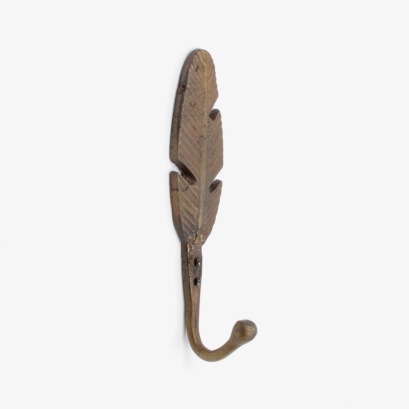 Fine Feather Coat Hook, Vintage Feather Hook