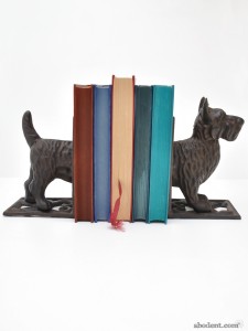 Rusty Scottie Bookends