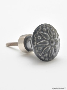 Flower Stamp Cupboard Knob