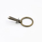 Brassy Brushed Ring Pull