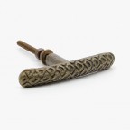 Textured T-Bar Cupboard Knob