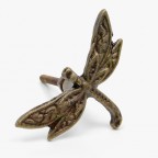 Brassy Dragonfly Cupboard Knob