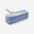 Blue Lumber Drawer Pull