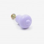 Dotted Dome Cupboard Knob - Purple