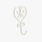 Heart Scroll Coat Hook