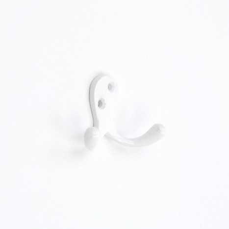 Small White Painted Wall Hook