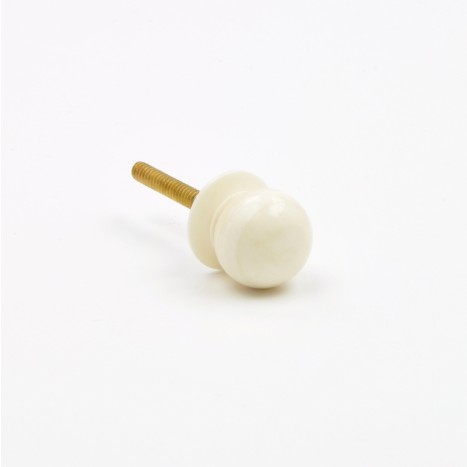 The Library Drawer Knob - White