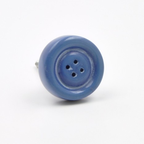 Blue and Brown Buttons Knobs