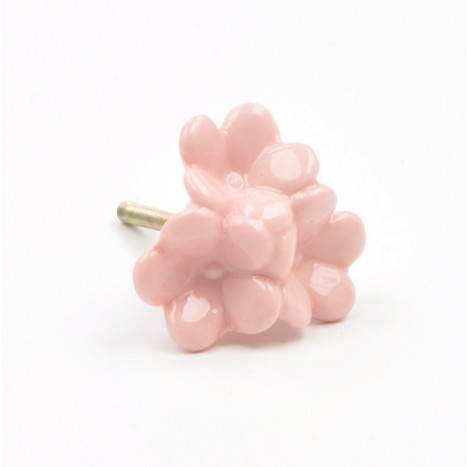Cute Pink Flower Cabinet Knobs