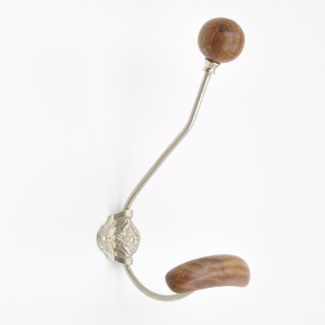 Wooden Ball and Clip Hook