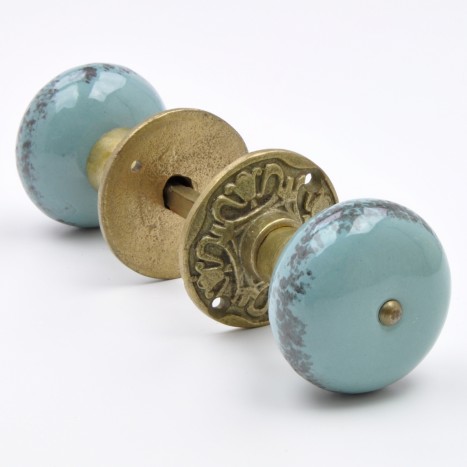 Pump House Stone Door Knob Set