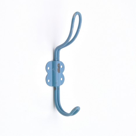Blue Vintage Metal Coat Hook