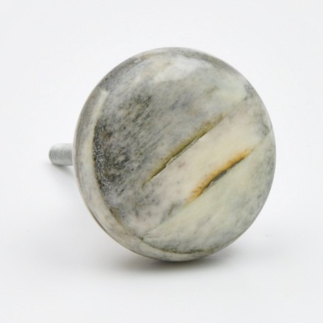 Marble Grained Grey Knob