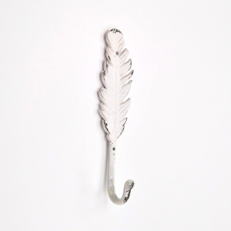 Forged Feather Coat Hook