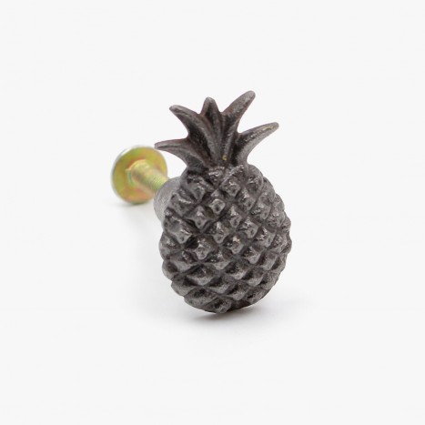 Party Pineapple Cupboard Knob - Grey