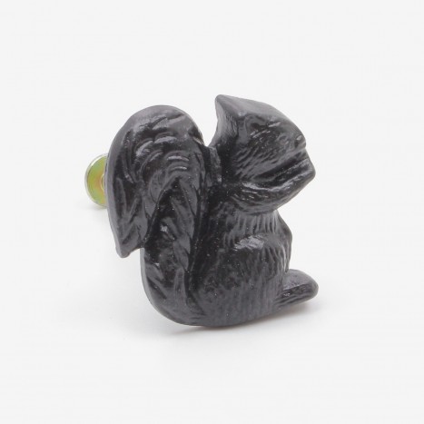 Squirrel Ore Cupboard Knob - Black