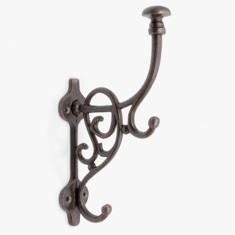 Ornate Iron Coat Hook