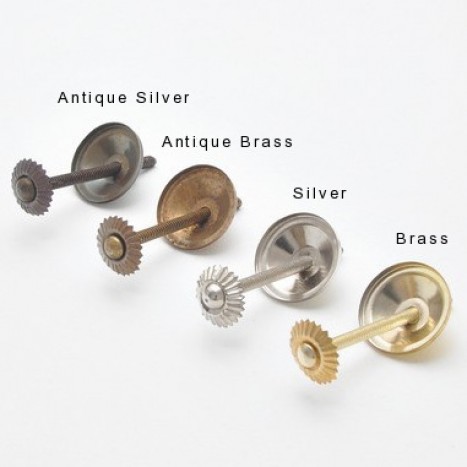 Brass metal cupboard knob hardware set