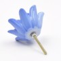 Blue Spiky Flower Knob