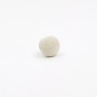 Simple White Wooden Cabinet Knobs