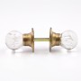 Hand-blown Glass Mortice Knobs