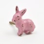 Pink Metal Rabbit Knob