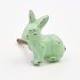 Green Metal Rabbit Knob