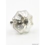 Glass Silver Knobs