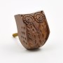 Carved Wooden Bird Knob