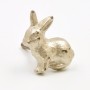 Silver Metal Rabbit Knob