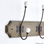 Large Five Hook Wall Rack