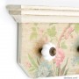 Floral Wooden Wall Rack