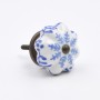 Painted Blue Ceramic Knob