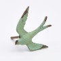 Green Vintage Bird Drawer Knob