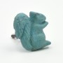 Cute Blue Squirrel Drawer Knob