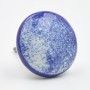 Textured Blue Ceramic Knob