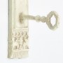 Cream Vintage Keyhole Coat Hook