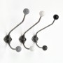 Industrial White Ceramic Wall Hook