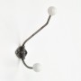 Industrial White Ceramic Wall Hook