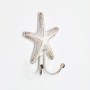 White Coastal Starfish Wall Hook