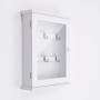 White Glass Door Key Box