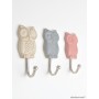 Cute Coloured Owl Coat Hooks