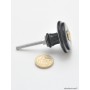 Black And Gold Cupboard Knob