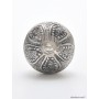 Vintage Round Silver Knobs