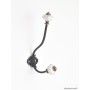 Decorative Wall Hook With Ceramic Knobs